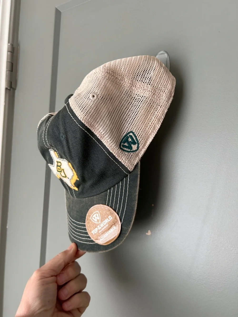 Top of the World Black and Tan Baylor University Trucker Hat